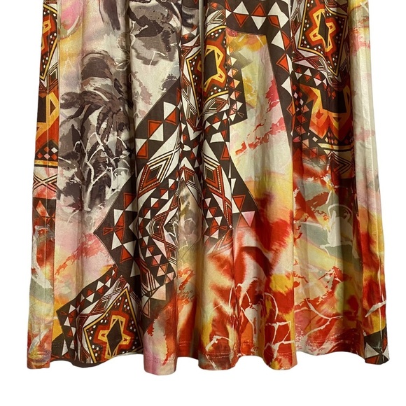 Style & Co Petite Sleeveless Abstract A Line Embroidered Collar Dress Petite PP - Picture 3 of 12
